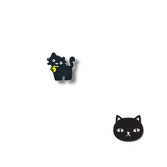 Parche Camiseta Gatito Negro con Pañuelo