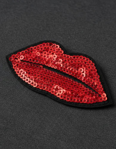 Parche Camiseta Labios Glam