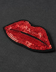 Parche Camiseta Labios Glam