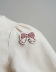 Parche Camiseta Lazo Rosa Pastel