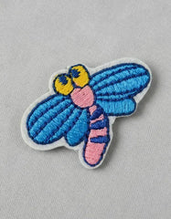 Parche Camiseta Libélula Azul Kawaii