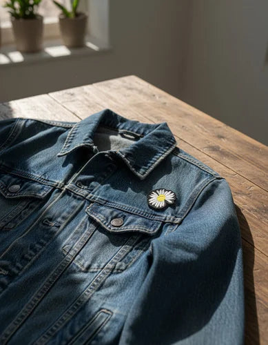 Parche Camiseta Margarita Contorno Negro