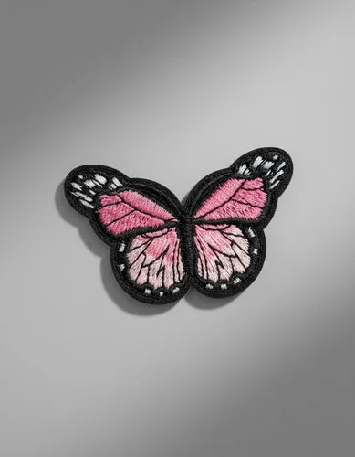 Parche Camiseta Mariposa Alas Rosadas