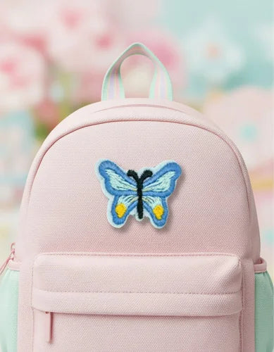 Parche Camiseta Mariposa Azul