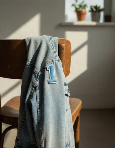 Parche Camiseta Número 1 Azul