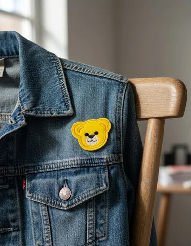 Parche Camiseta Osito Amarillo Kawaii