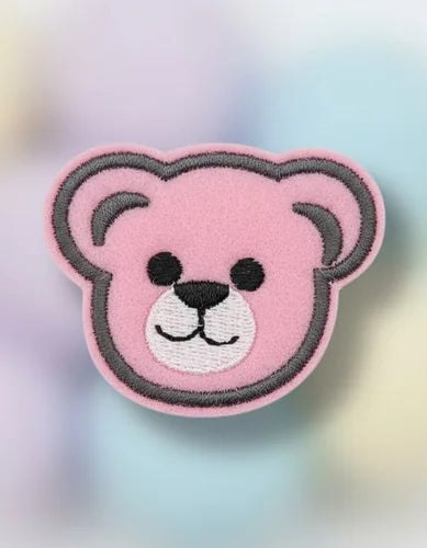 Parche Camiseta Osito Rosa Caramelo