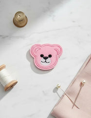 Parche Camiseta Osito Rosa Caramelo