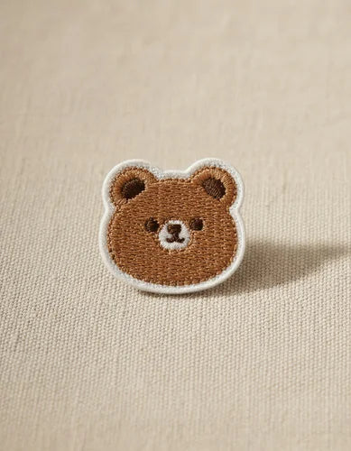 Parche Camiseta Oso Tierno Marrón
