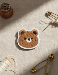 Parche Camiseta Oso Tierno Marrón