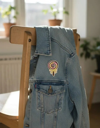 Parche Camiseta Piruleta Pastel