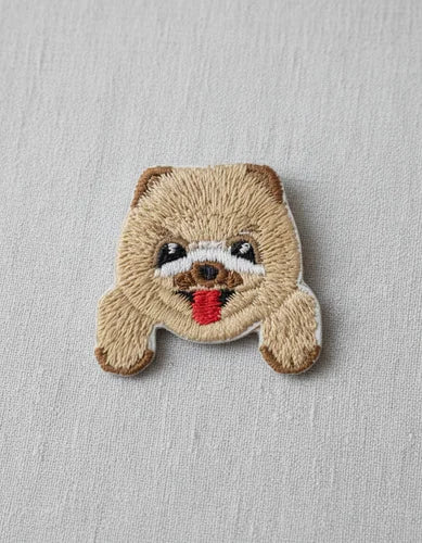 Parche Camiseta Pomerania Sonriente