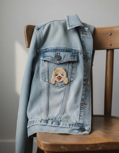 Parche Camiseta Pomerania Sonriente