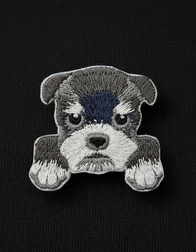 Parche Camiseta Schnauzer Serio