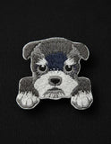 Parche Camiseta Schnauzer Serio