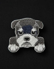 Parche Camiseta Schnauzer Serio