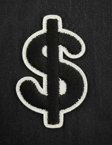 Parche Camiseta Símbolo Dólar