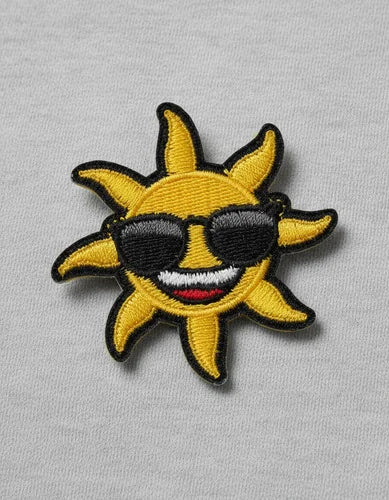 Parche Camiseta Sol Playero Cool