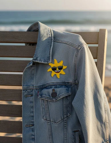 Parche Camiseta Sol Playero Cool