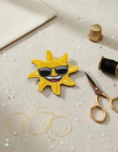 Parche Camiseta Sol Playero Cool