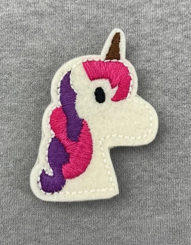 Parche Camiseta Unicornio Melenita Fucsia