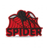 Parche Grande Camiseta Araña Spider Telaraña Roja