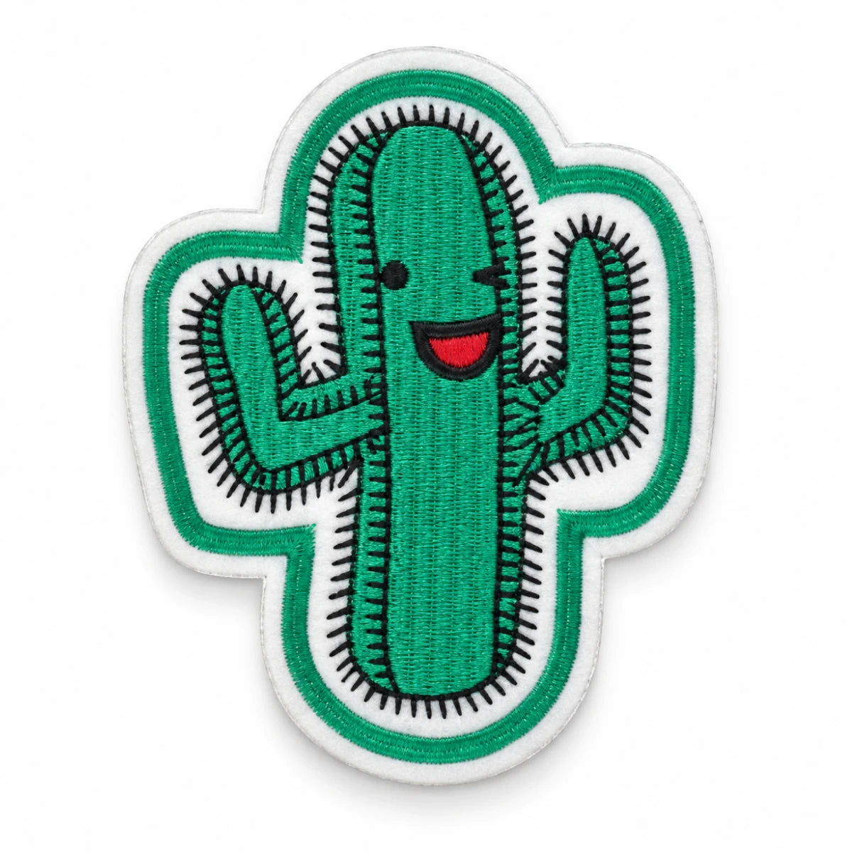 Parche Grande Camiseta Cactus Sonriente