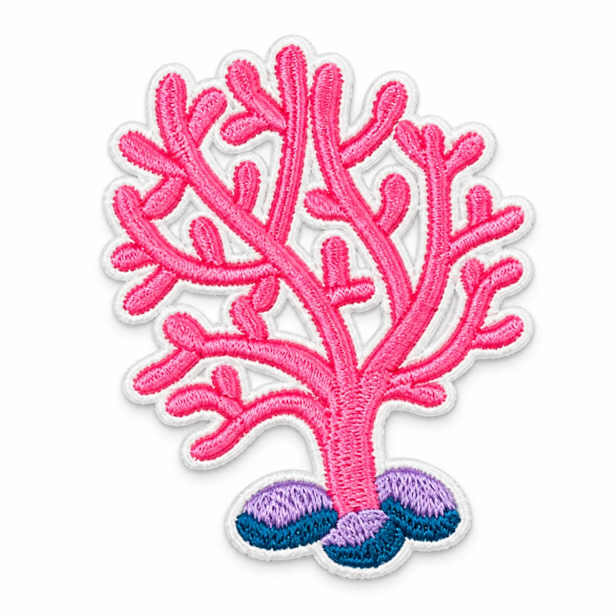 Parche Grande Camiseta Coral Rosa Marino