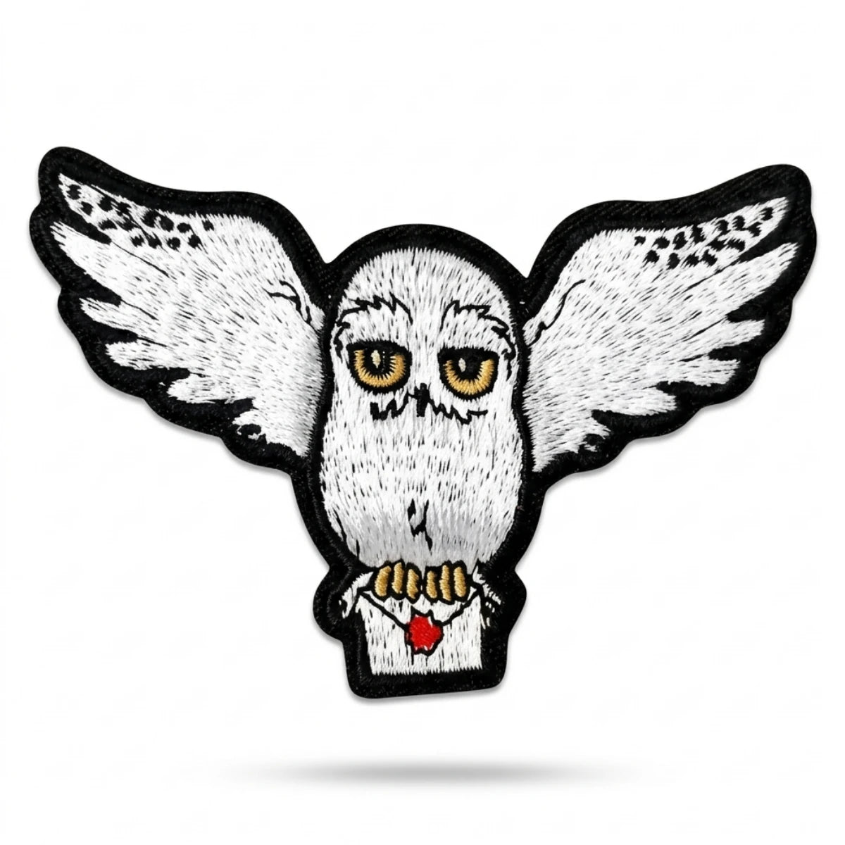 Parche Grande Camiseta Hedwig Búho Harry Potter con Carta