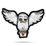 Parche Grande Camiseta Hedwig Búho Harry Potter con Carta