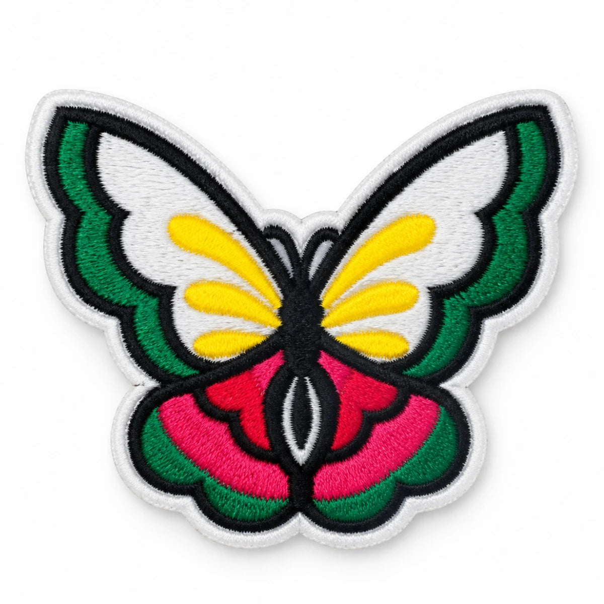 Parche Grande Camiseta Mariposa Multicolor