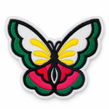 Parche Grande Camiseta Mariposa Multicolor