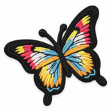 Parche Grande Camiseta Mariposa Negra Multicolor