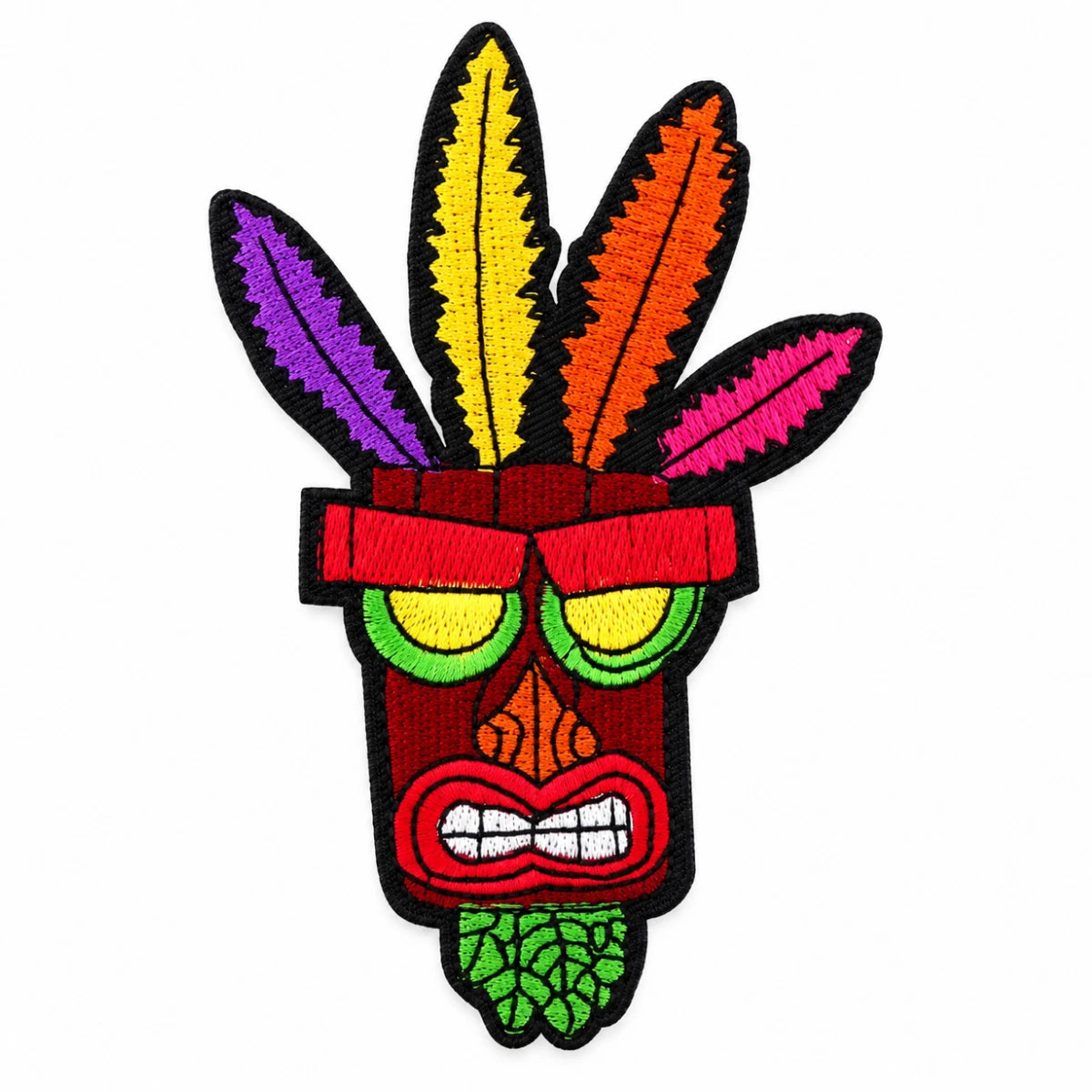 Parche Grande Camiseta Máscara Aku Aku Crash Bandicoot