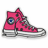 Parche Grande Camiseta Tenis Rosados de Bota