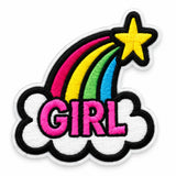 Parche Mediano Camiseta Arcoíris Girl