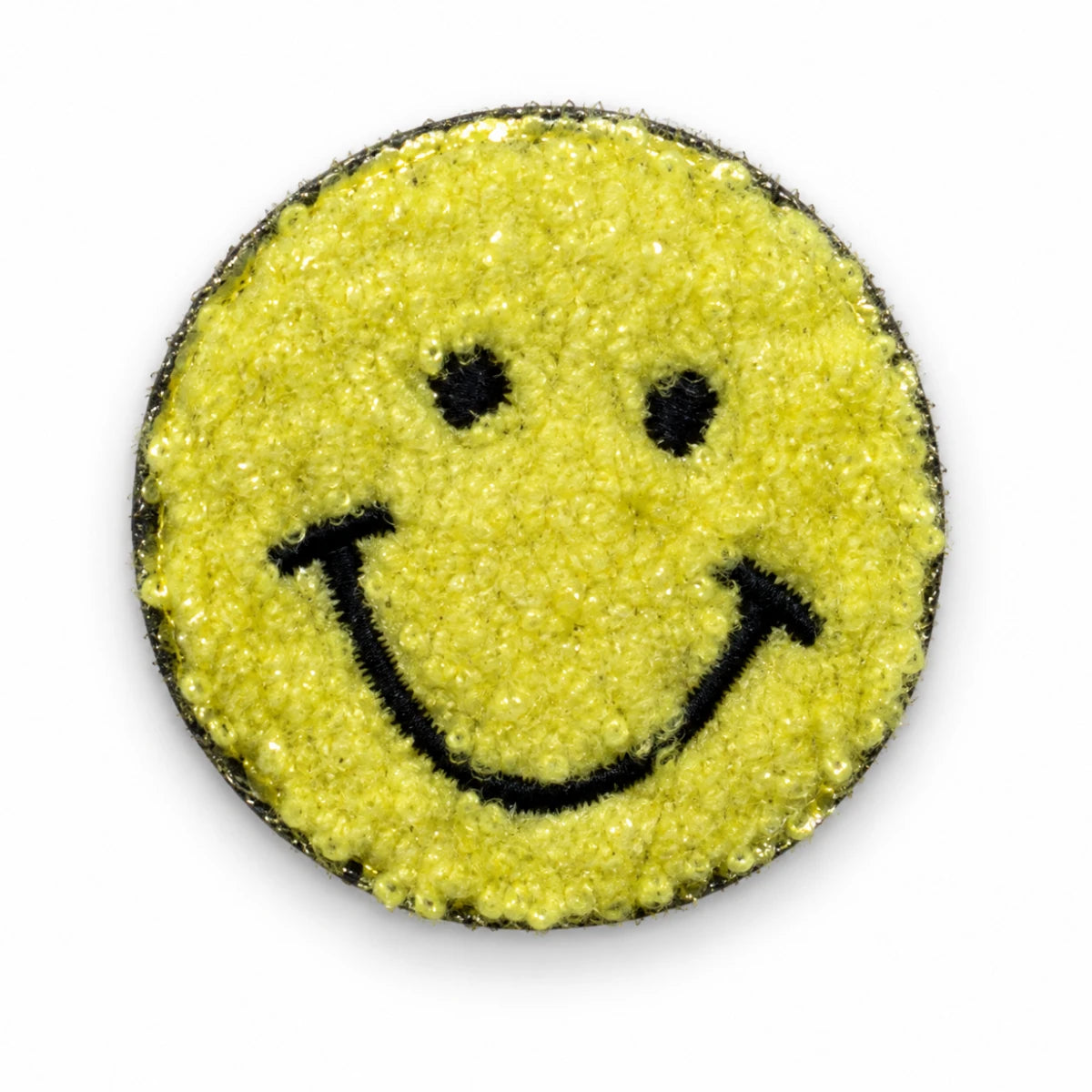 Parche Mediano Camiseta Carita Feliz Amarilla