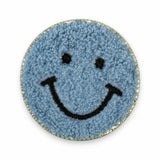 Parche Mediano Camiseta Carita Feliz Azul