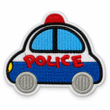 Parche Mediano Camiseta Carro de Policía