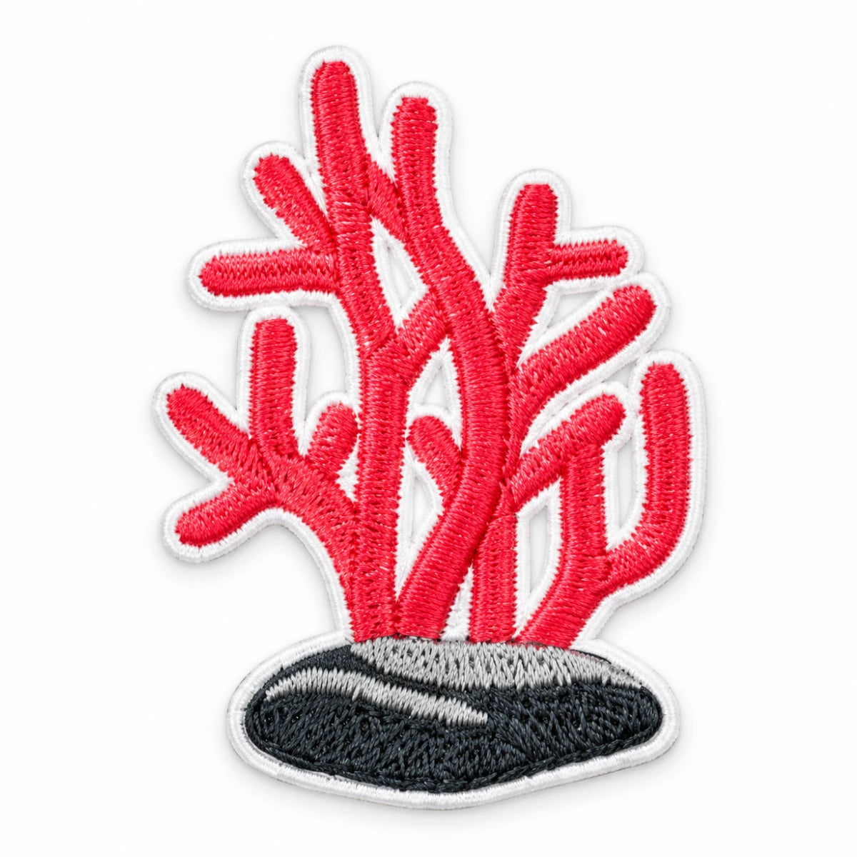 Parche Mediano Camiseta Coral Rojo
