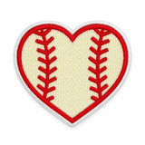 Parche Mediano Camiseta Corazón Béisbol