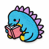 Parche Mediano Camiseta Dinosaurio Lector
