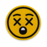 Parche Mediano Camiseta Emoji Ojos X