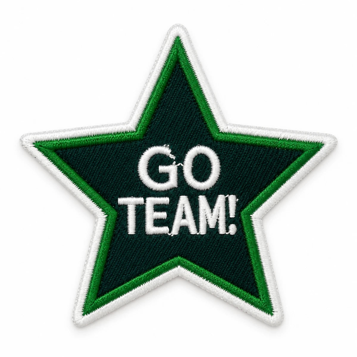 Parche Mediano Camiseta Go Team Estrella Verde