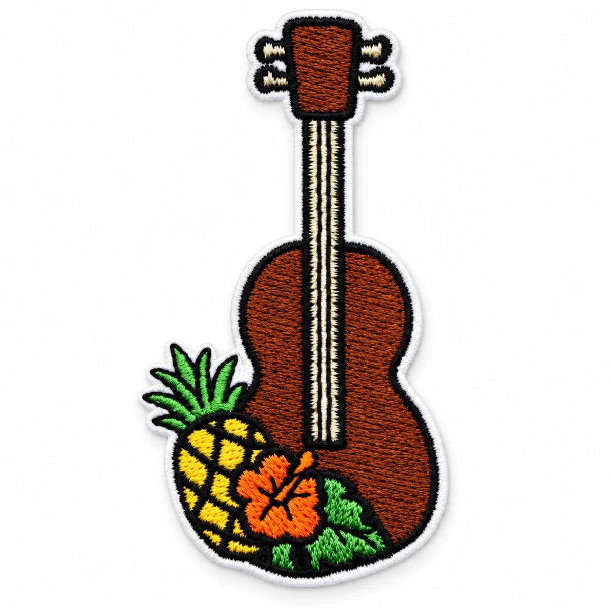 Parche Mediano Camiseta Guitarra Tropical