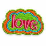Parche Mediano Camiseta Love Multicolor