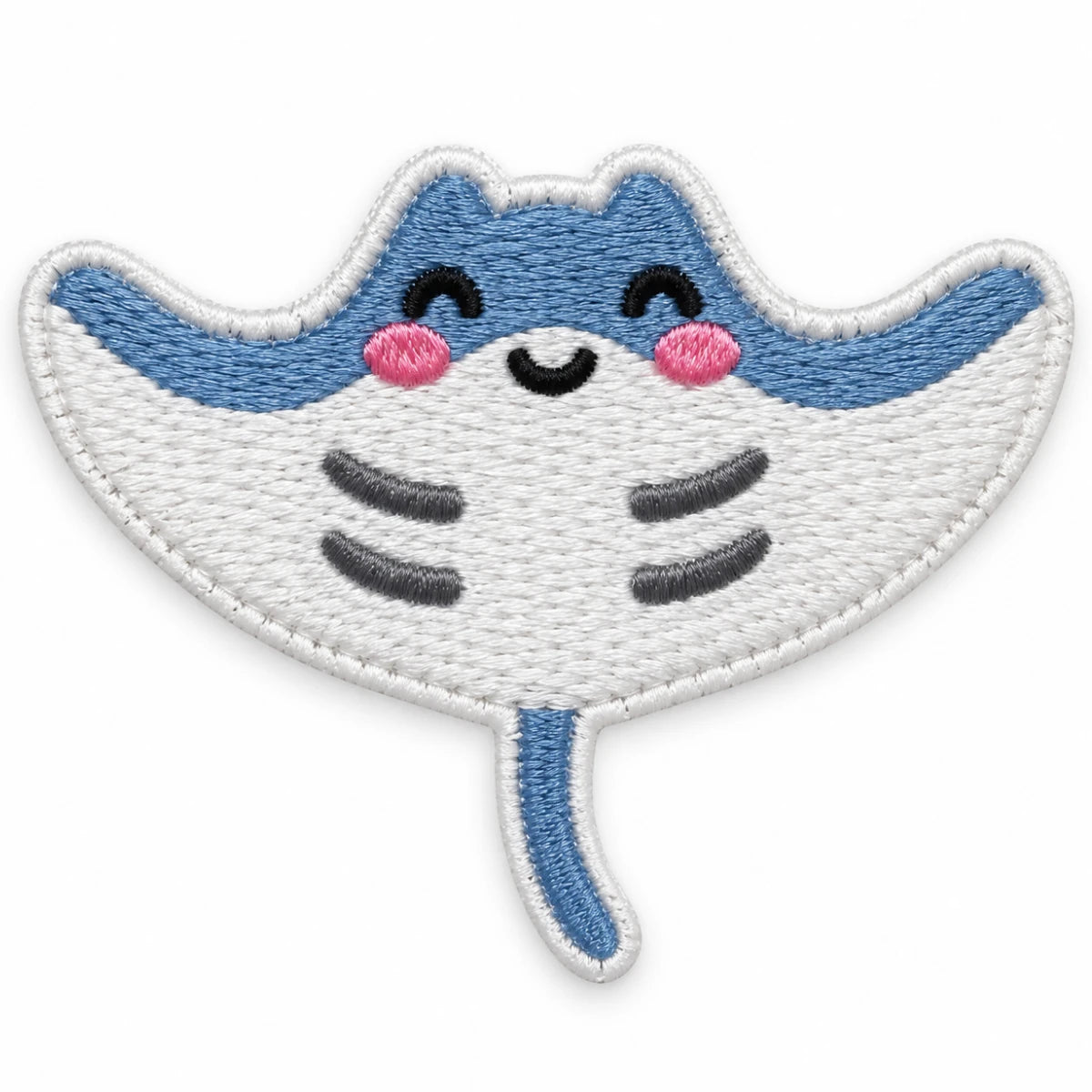 Parche Mediano Camiseta Mantarraya Kawaii