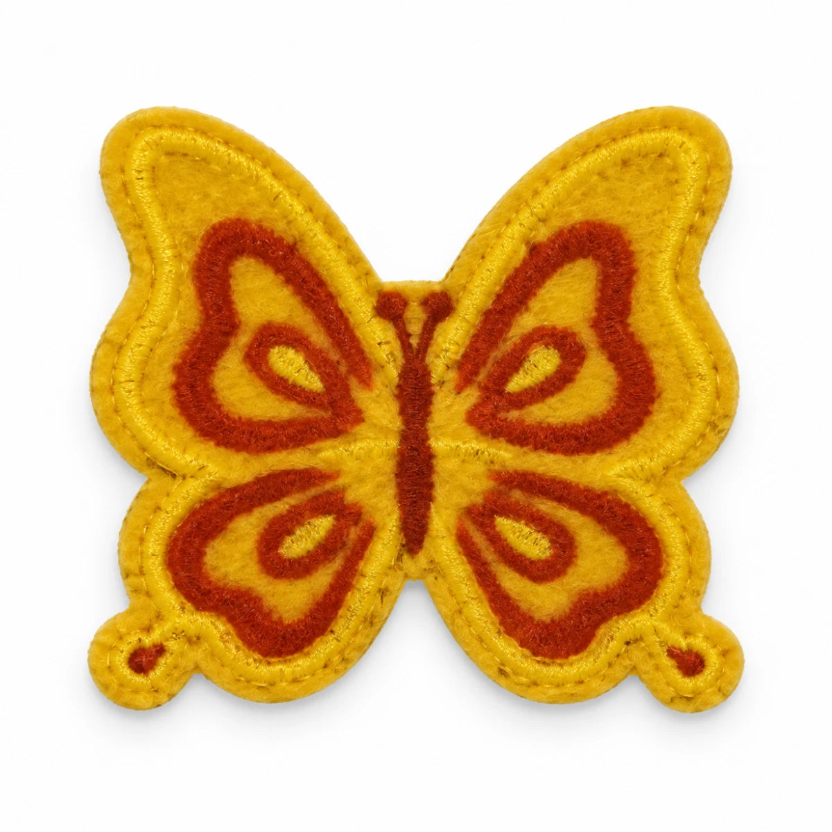 Parche Mediano Camiseta Mariposa Amarilla