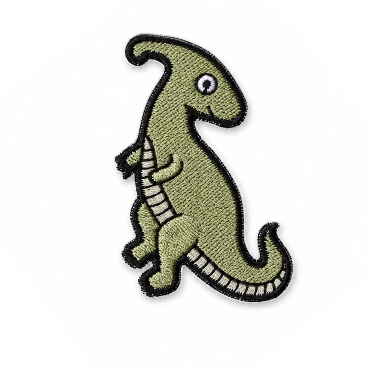 Parche Mediano Camiseta Parasaurolophus Verde Salvia