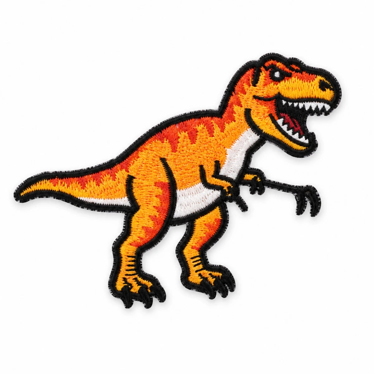Parche Mediano Camiseta T-Rex Naranja